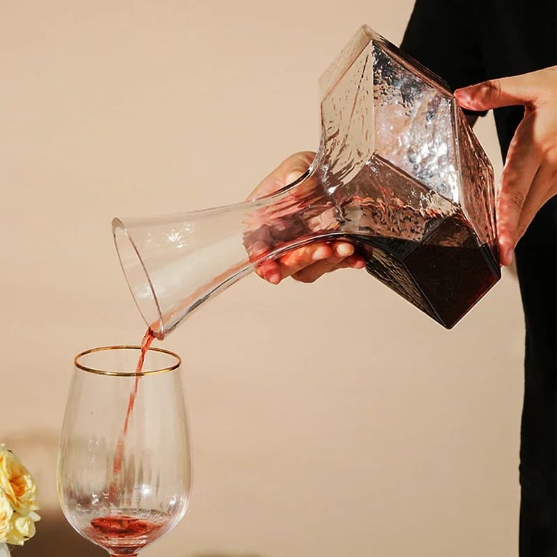 Decanter de Vinho e Whisky em Vidro Criativo para Bar em Casa