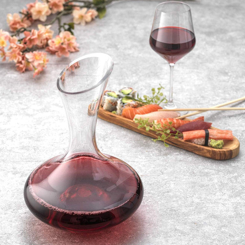 Decanter de Vinho e Whisky em Vidro Iceberg para Home Bar