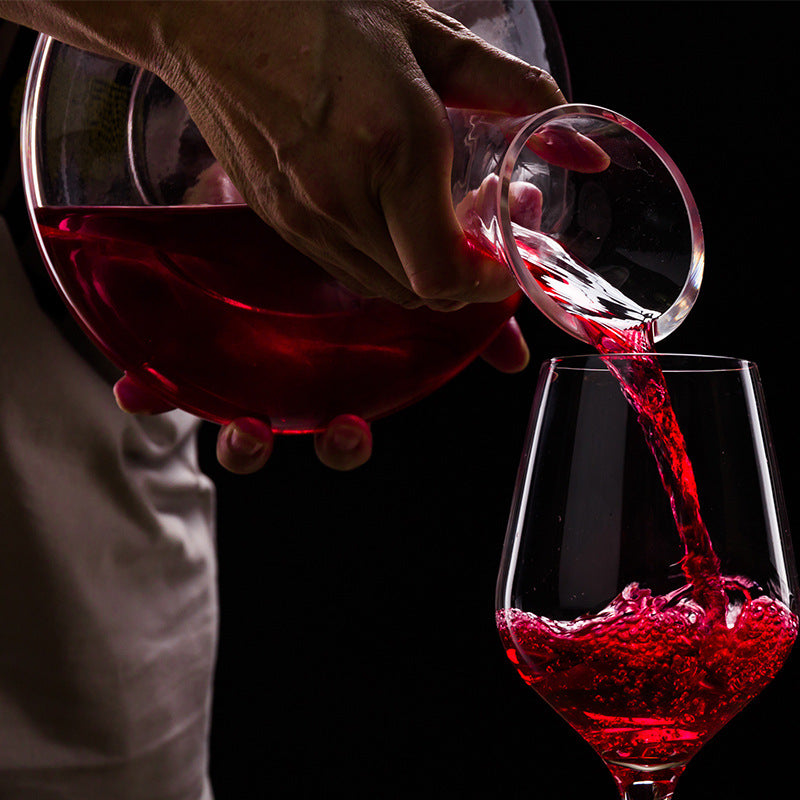 Decanter de Vinho e Whisky em Vidro Iceberg para Home Bar