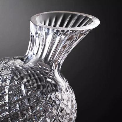 Decanter de Vinho em Cristal de Vidro - Recipiente para Decantação de Bebidas