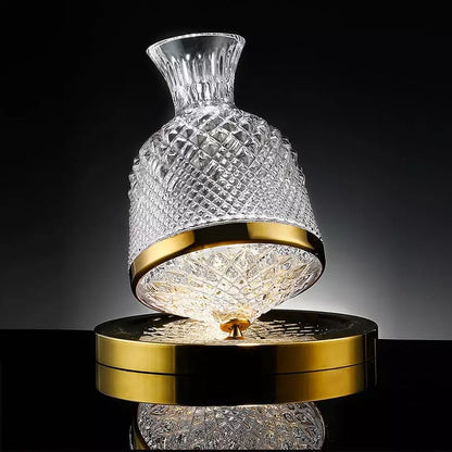 Decanter de Vinho em Cristal de Vidro - Recipiente para Decantação de Bebidas