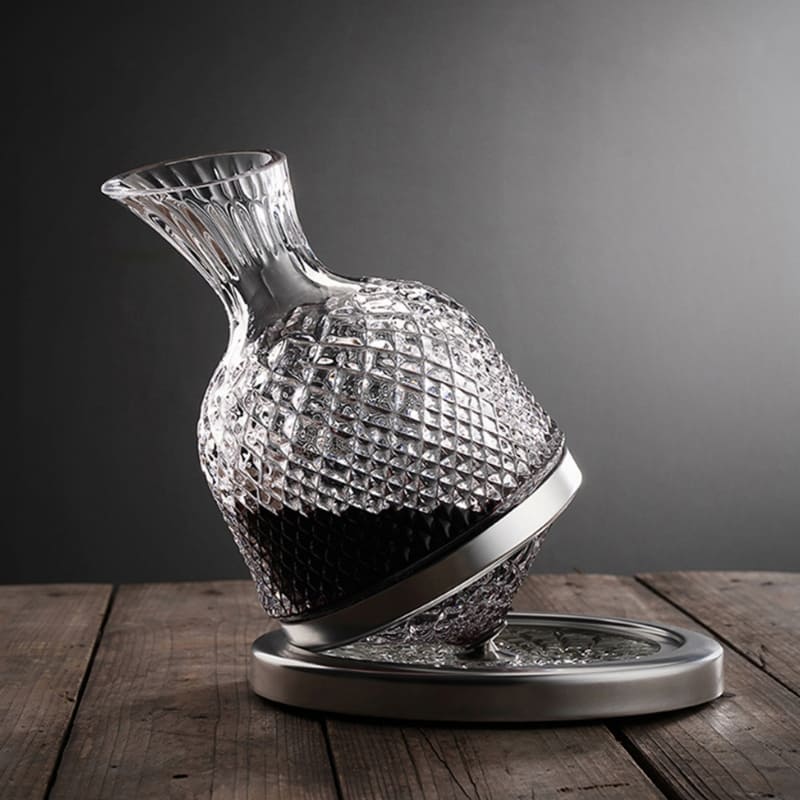 Decanter de Vinho em Cristal de Vidro - Recipiente para Decantação de Bebidas