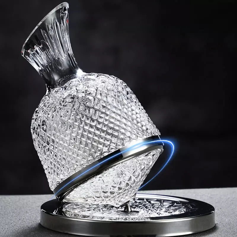 Decanter de Vinho em Cristal de Vidro - Recipiente para Decantação de Bebidas