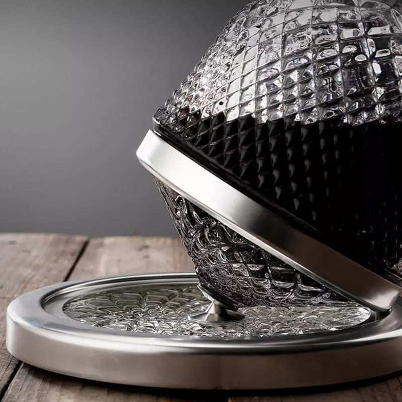 Decanter de Vinho em Cristal de Vidro - Recipiente para Decantação de Bebidas