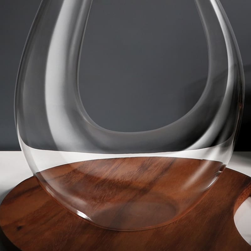 Decanter de Vinho em Vidro com Design de Cisne - Decantador Elegante para Apreciadores de Vinho