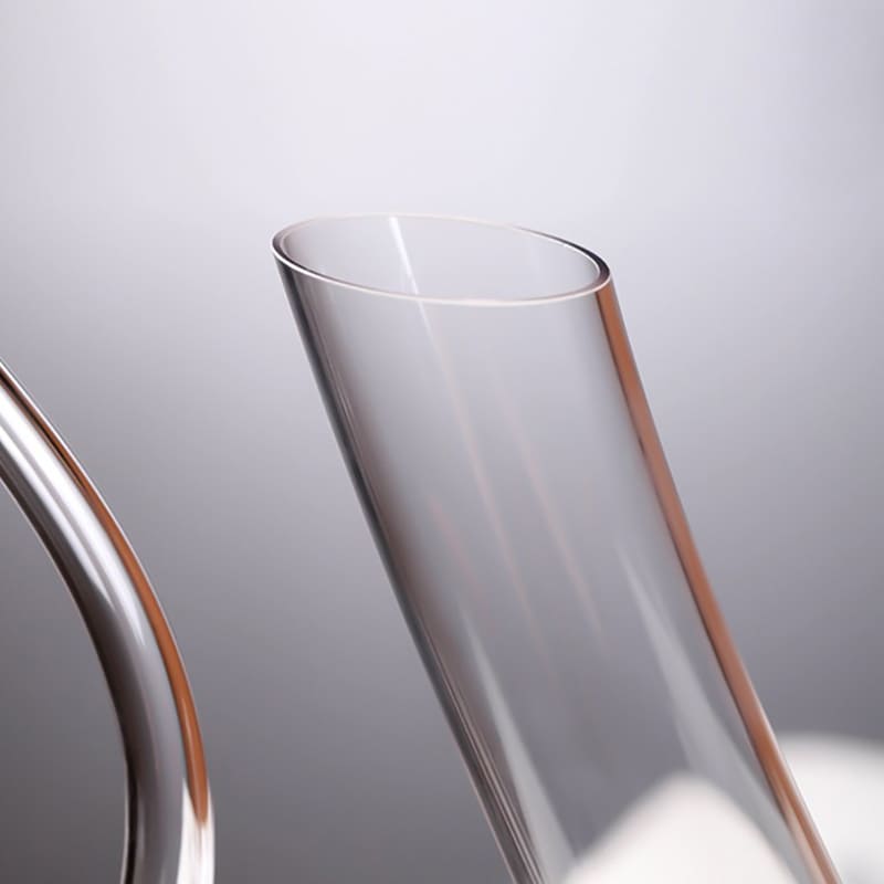 Decanter de Vinho em Vidro com Design de Cisne - Decantador Elegante para Apreciadores de Vinho