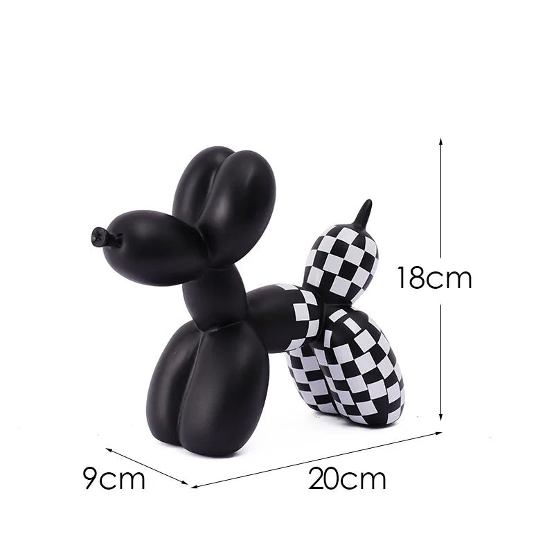 Decoração Criativa em Formato de Cão de Balão - Artigo de Decoração Exclusivo