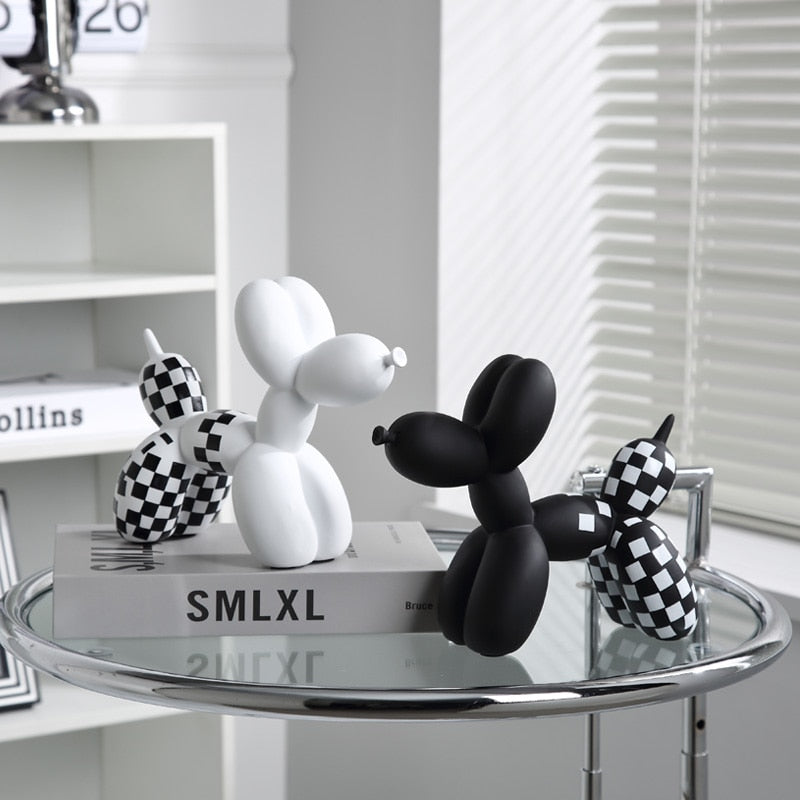 Decoração Criativa em Formato de Cão de Balão - Artigo de Decoração Exclusivo