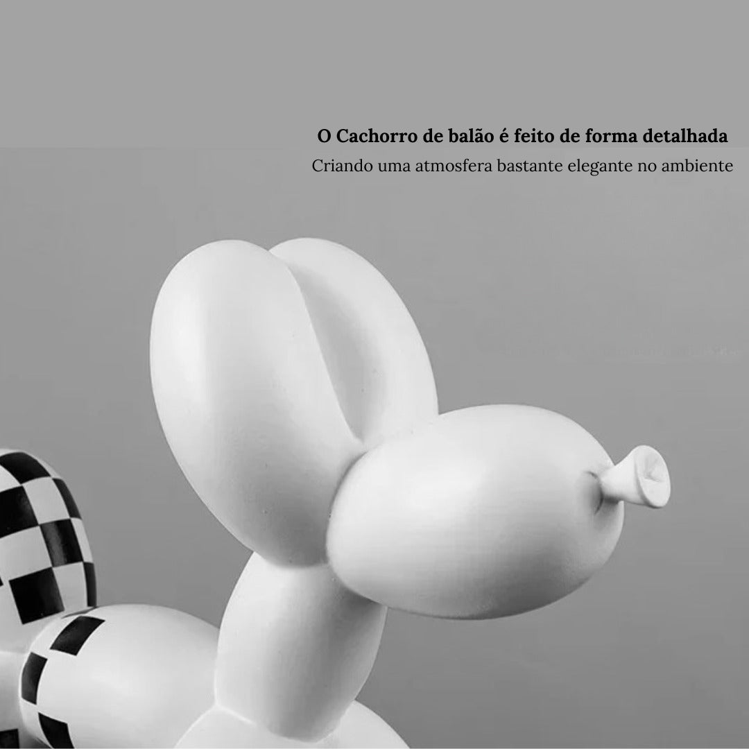 Decoração Criativa em Formato de Cão de Balão - Artigo de Decoração Exclusivo