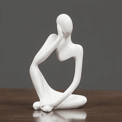 Decoração de Mesa em Resina - Escultura Estátua do Pensador