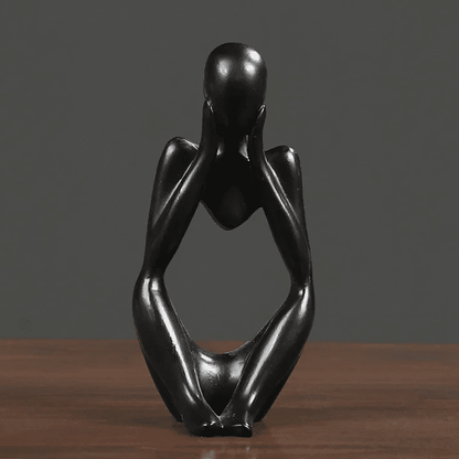 Decoração de Mesa em Resina - Escultura Estátua do Pensador