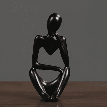 Decoração de Mesa em Resina - Escultura Estátua do Pensador
