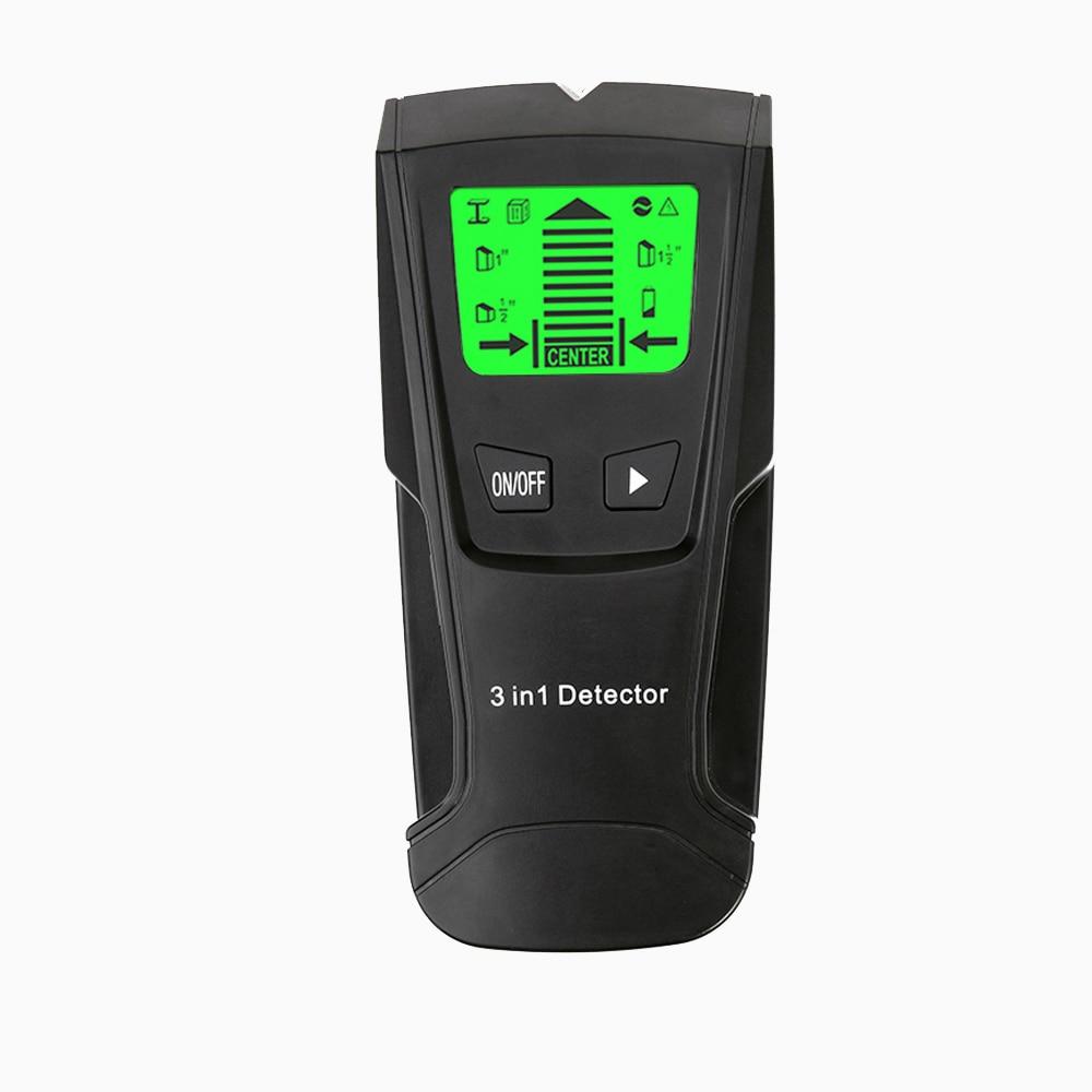 Detector de Barreiras 3 em 1 - Scanner de Parede para Localizar Fios e Estruturas