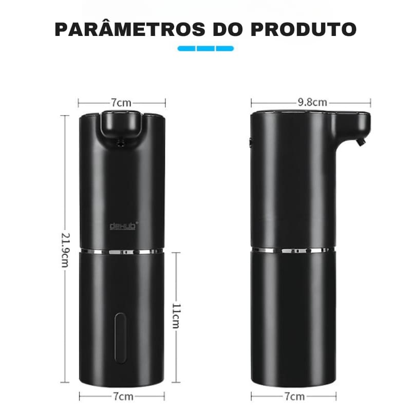 Dispensador Automático de Sabonete Líquido - Saboneteira Prática e Higiênica
