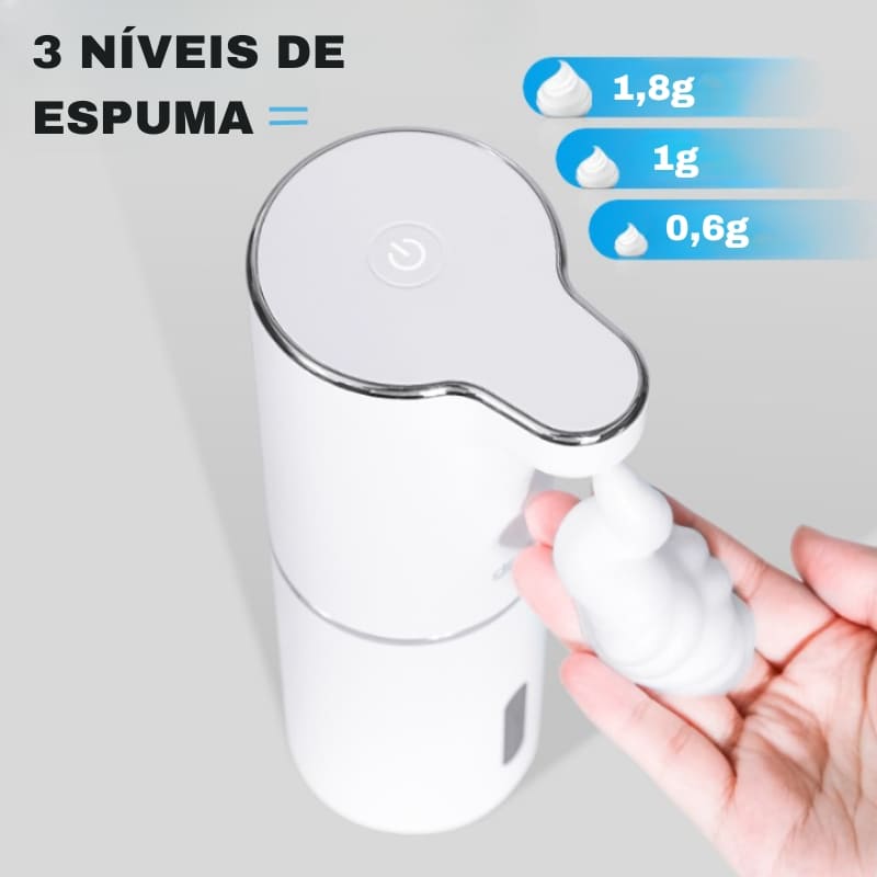 Dispensador Automático de Sabonete Líquido - Saboneteira Prática e Higiênica