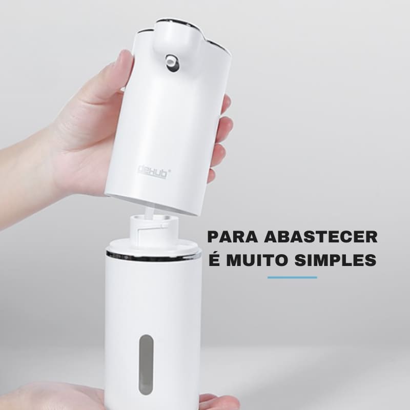 Dispensador Automático de Sabonete Líquido - Saboneteira Prática e Higiênica