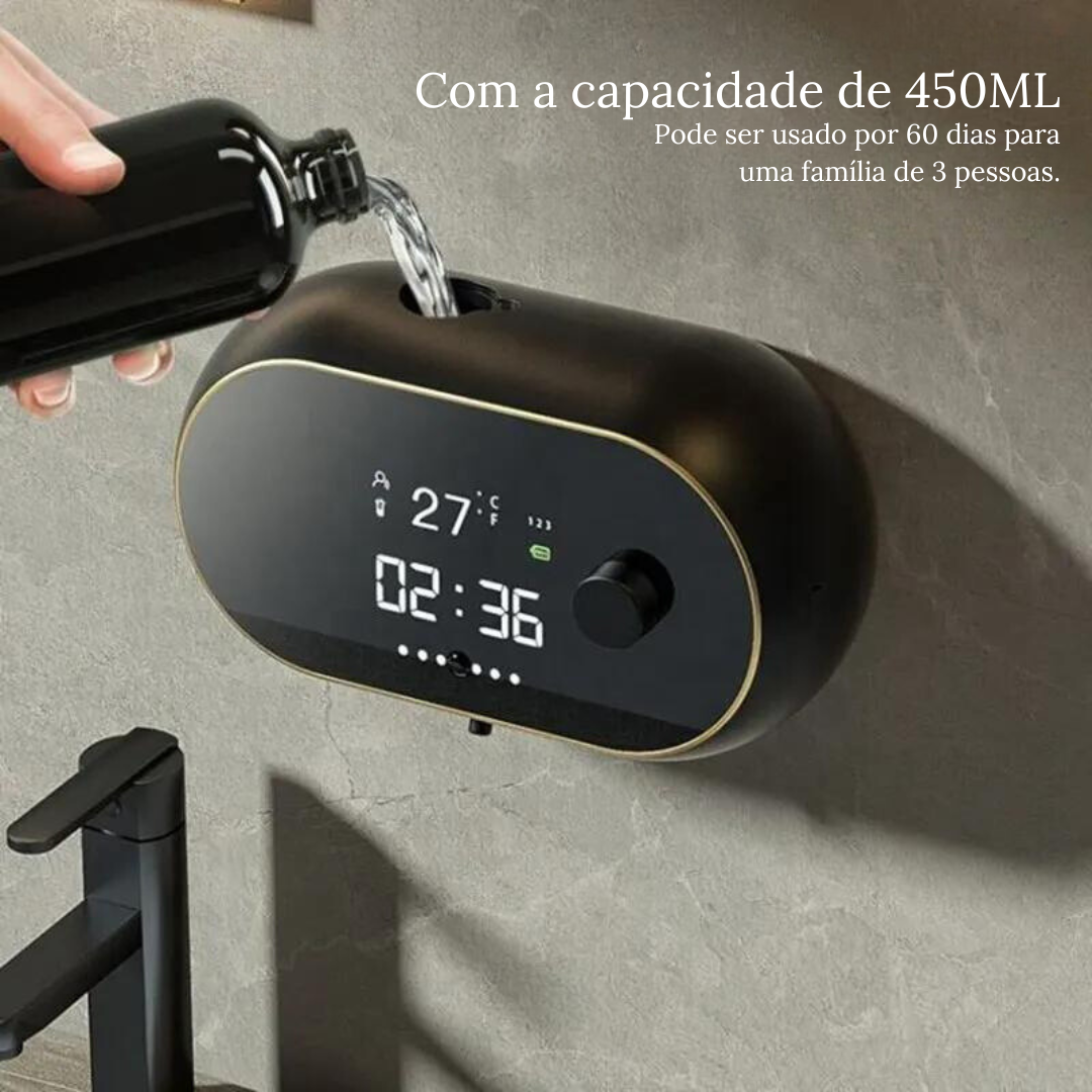 Dispenser Automático de Sabão para Banheiro - Equipamento de Higiene e Limpeza