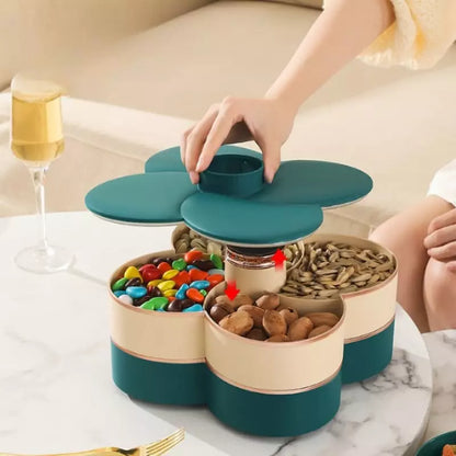 Dispenser Organizador Giratório para Alimentos, Doces e Frutas