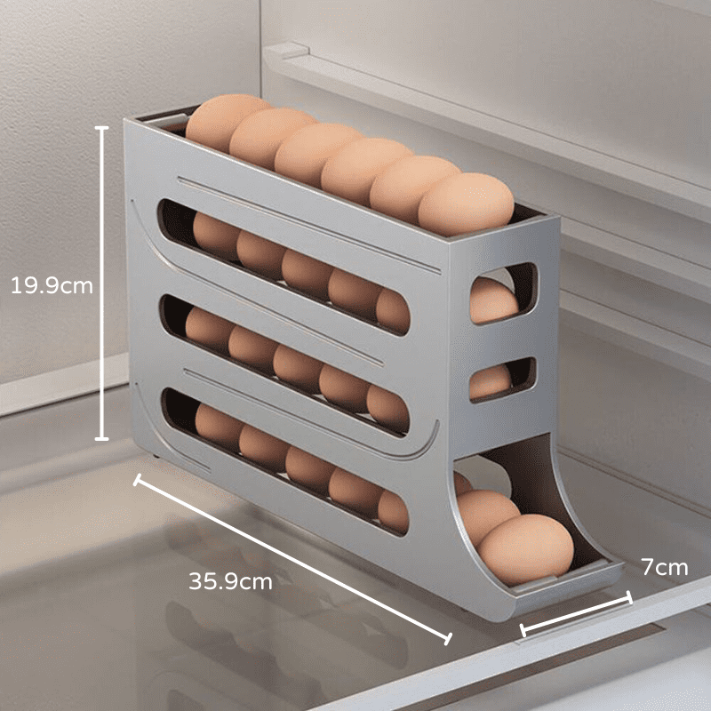 Dispenser Organizador de Geladeira para Ovos - Prático e Funcional