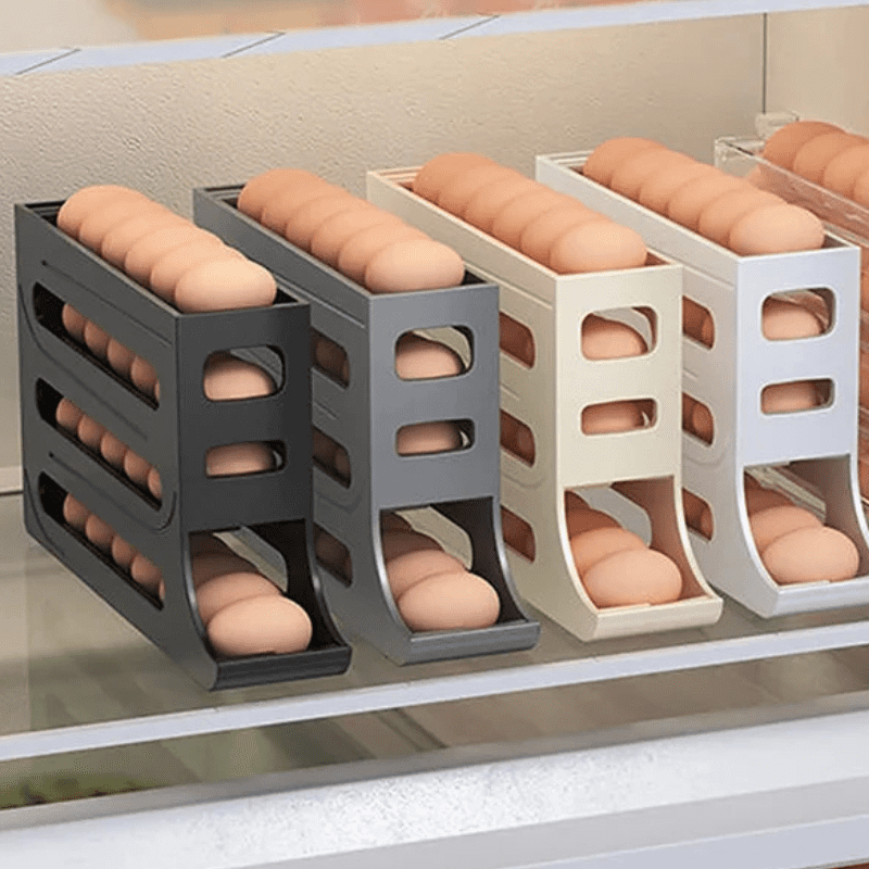 Dispenser Organizador de Geladeira para Ovos - Prático e Funcional