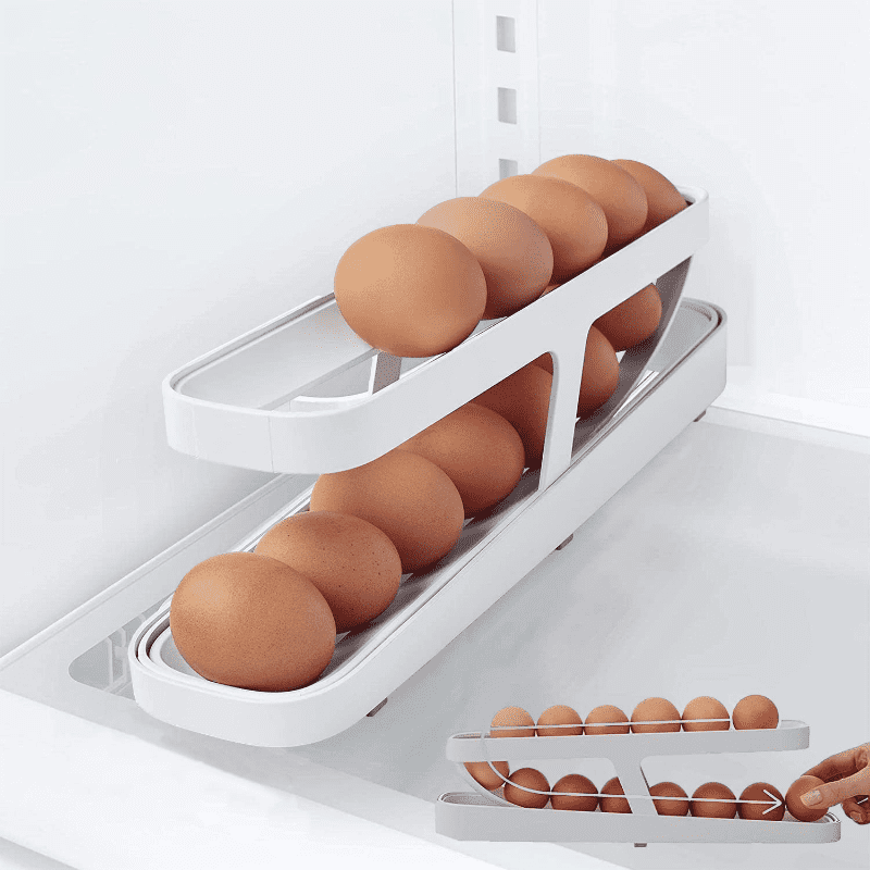 Dispenser Organizador de Geladeira para Ovos - Prático e Funcional