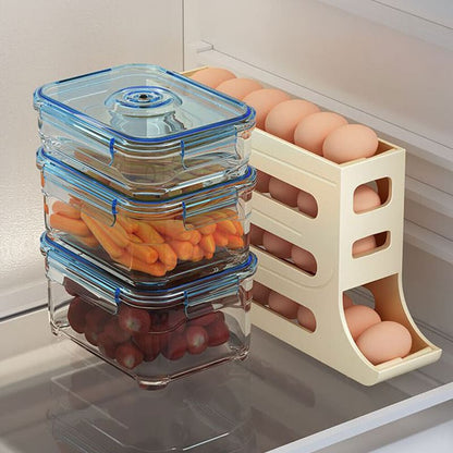 Dispenser Organizador de Geladeira para Ovos - Prático e Funcional