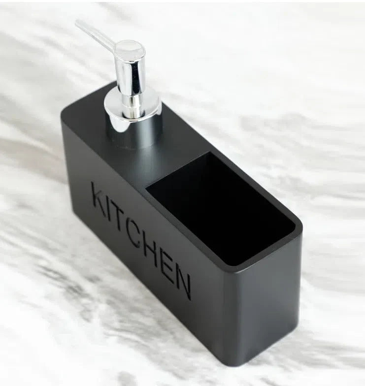 Dispenser de Detergente com Suporte para Esponja de Cozinha