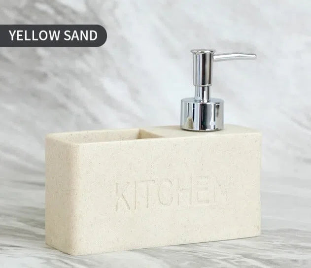 Dispenser de Detergente com Suporte para Esponja de Cozinha