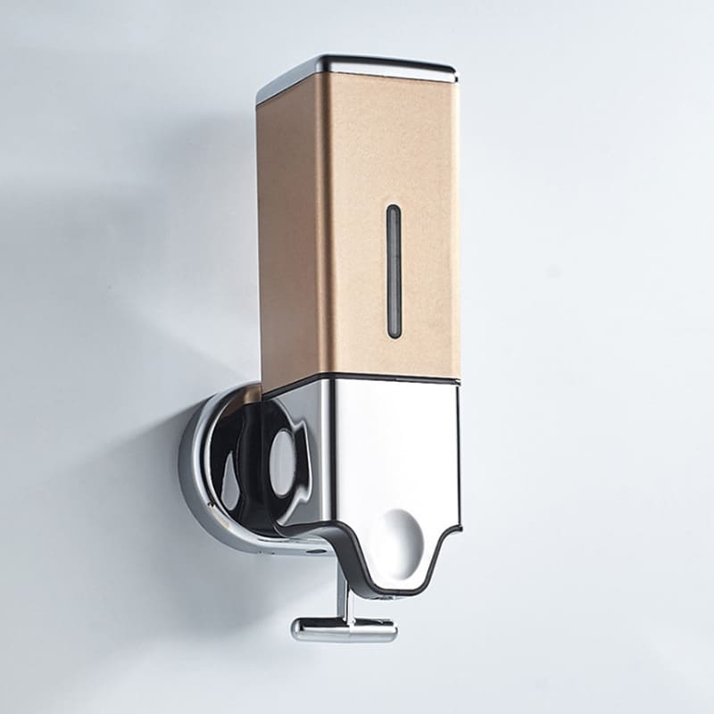Dispenser de Sabonete Líquido para Parede - Shampoo e Condicionador Quadrado