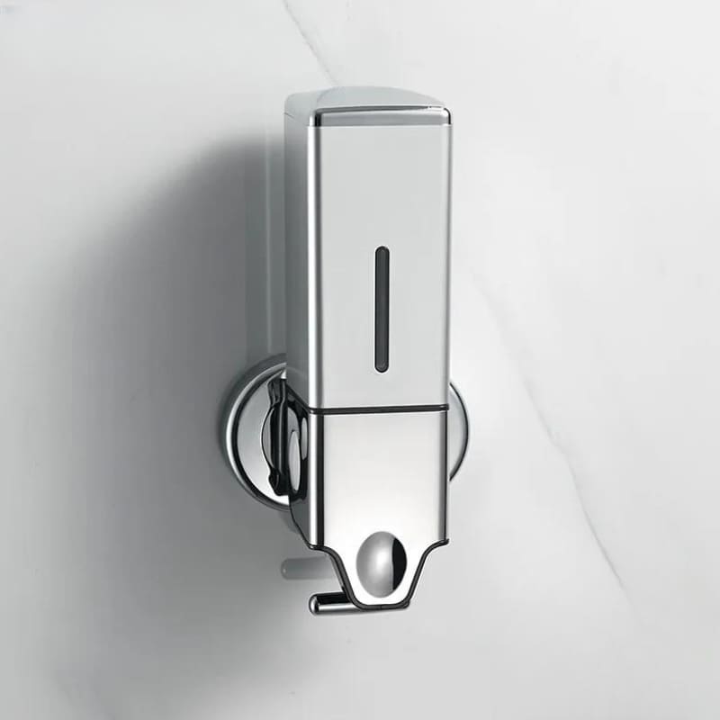 Dispenser de Sabonete Líquido para Parede - Shampoo e Condicionador Quadrado
