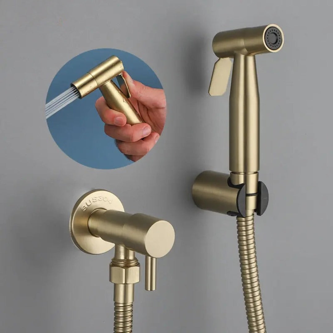 Ducha Higiênica Dourada de Luxo para Banheiro