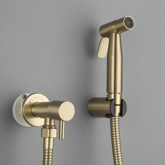 Ducha Higiênica Dourada de Luxo para Banheiro