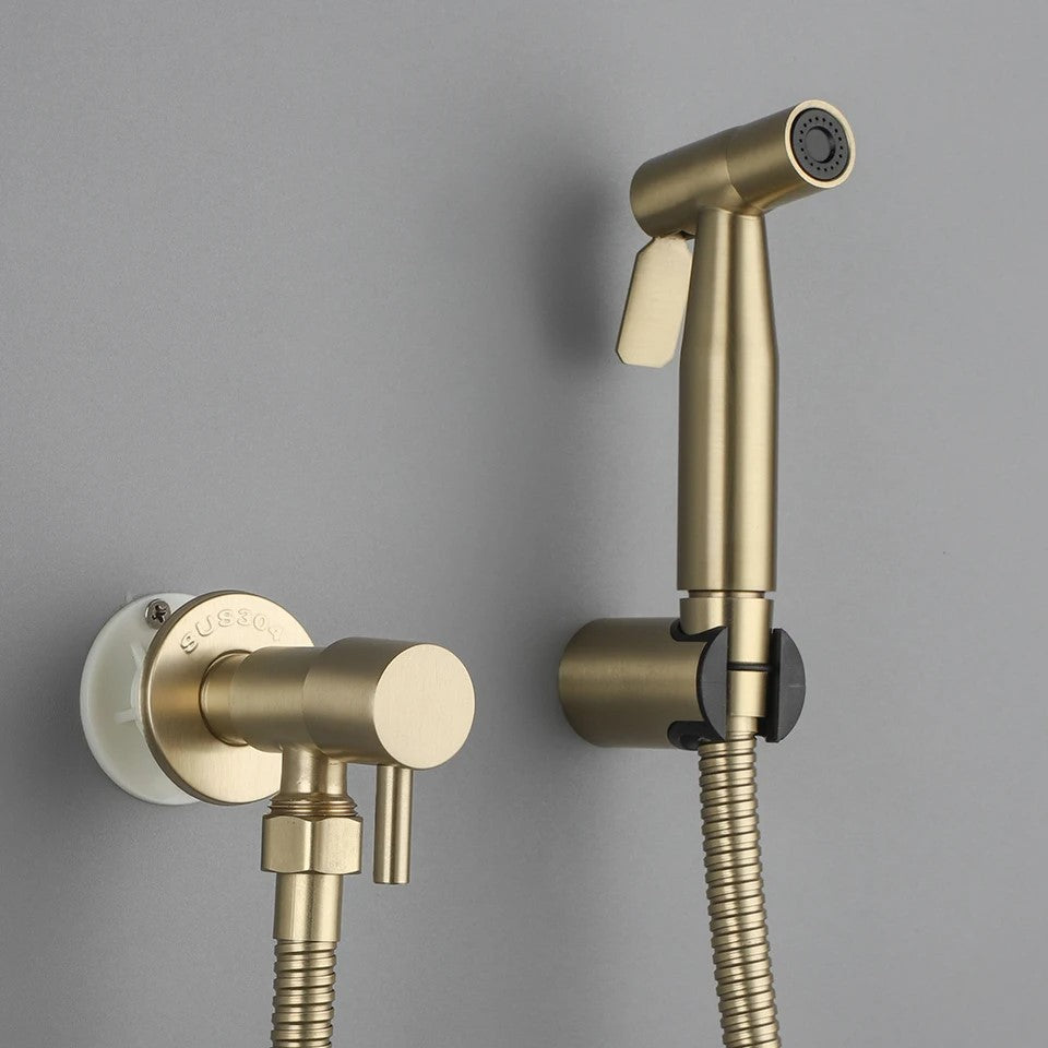 Ducha Higiênica Dourada de Luxo para Banheiro