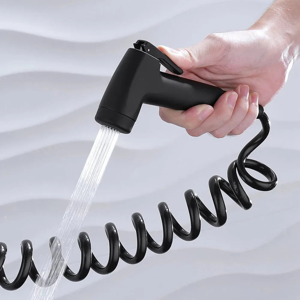 Ducha Higiênica Preta Fosca para Banheiro - Acessório de Banho