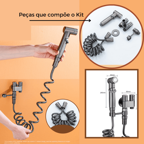 Ducha Higiênica para Banheiro - Acessório de Limpeza e Conforto