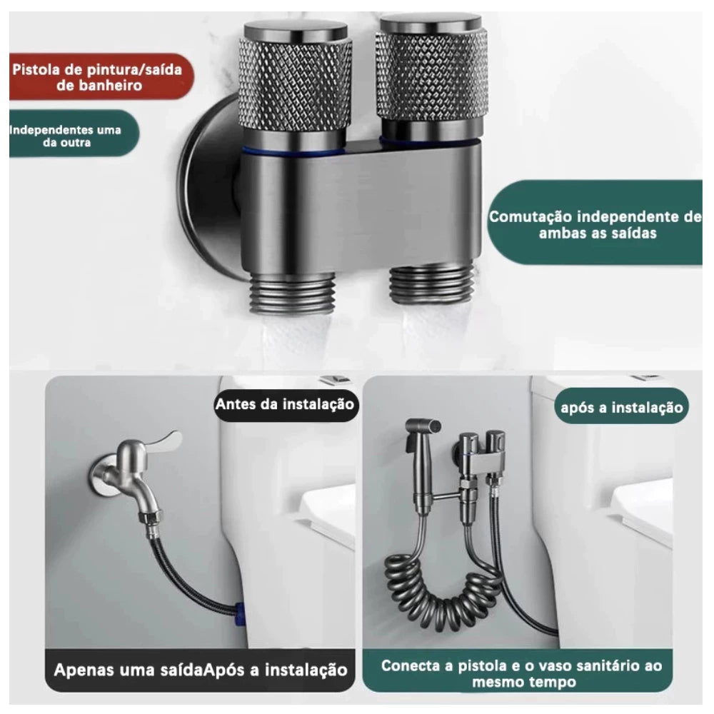 Ducha Higiênica para Banheiro - Acessório de Limpeza e Conforto