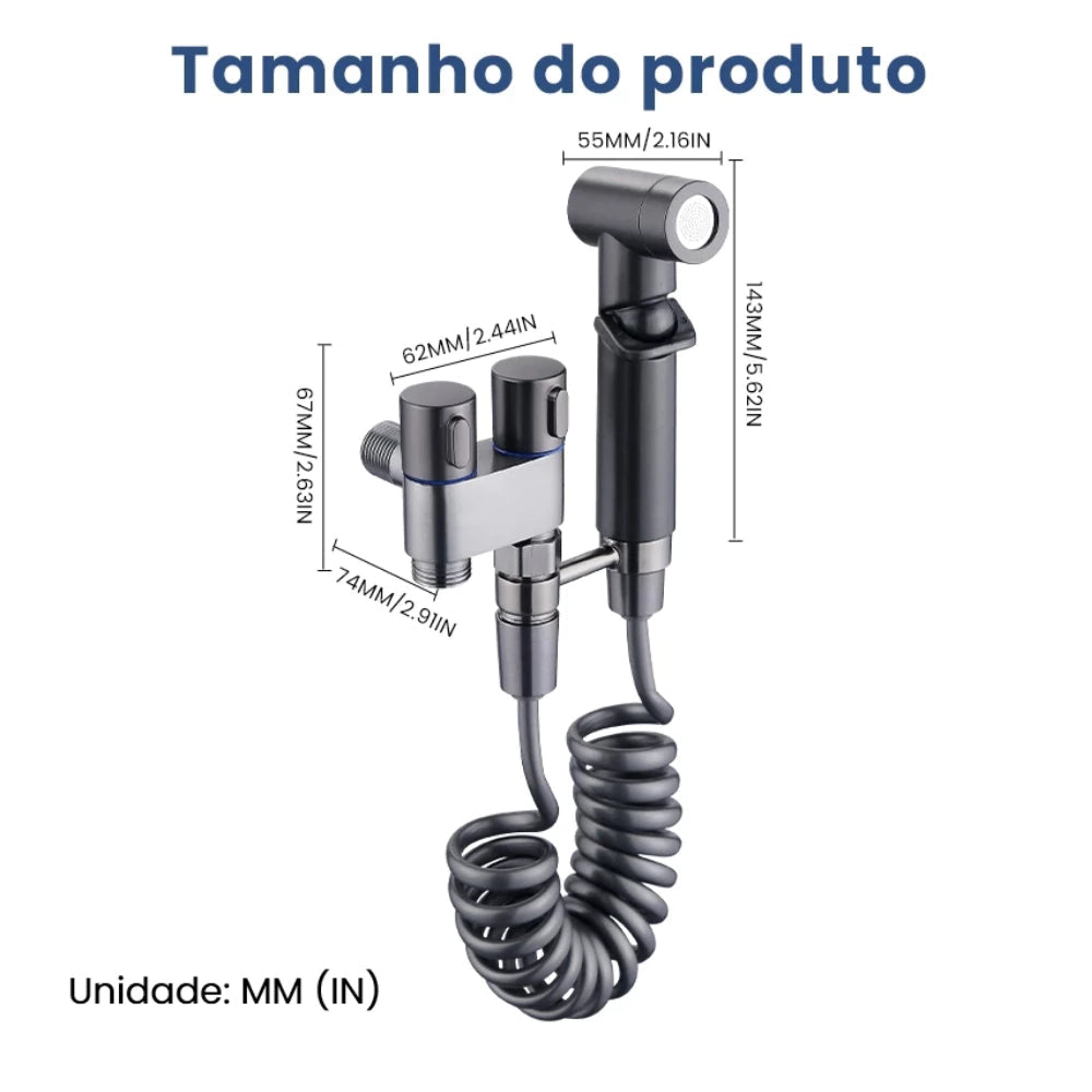 Ducha Higiênica para Banheiro - Acessório de Limpeza e Conforto