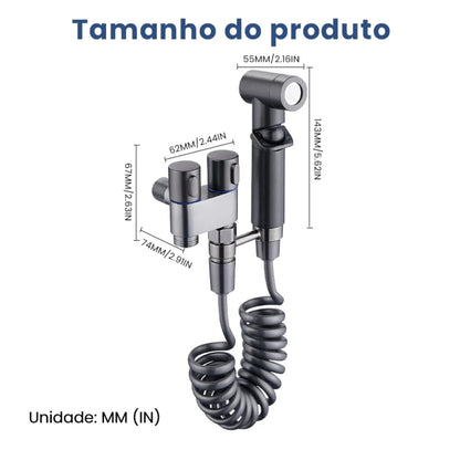 Ducha Higiênica para Banheiro - Acessório de Limpeza e Conforto