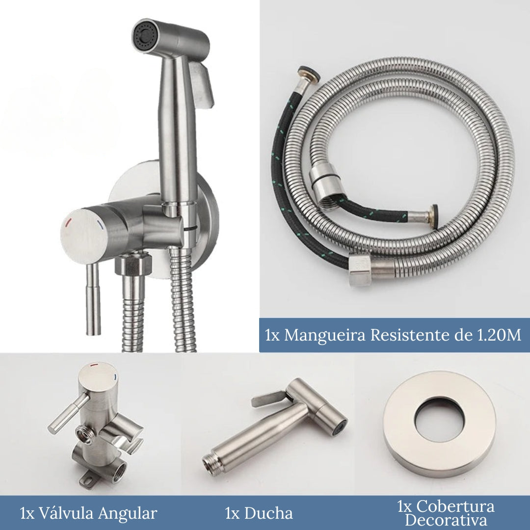 Ducha Higiênica para Banheiro Conforto com Pressão Ajustável