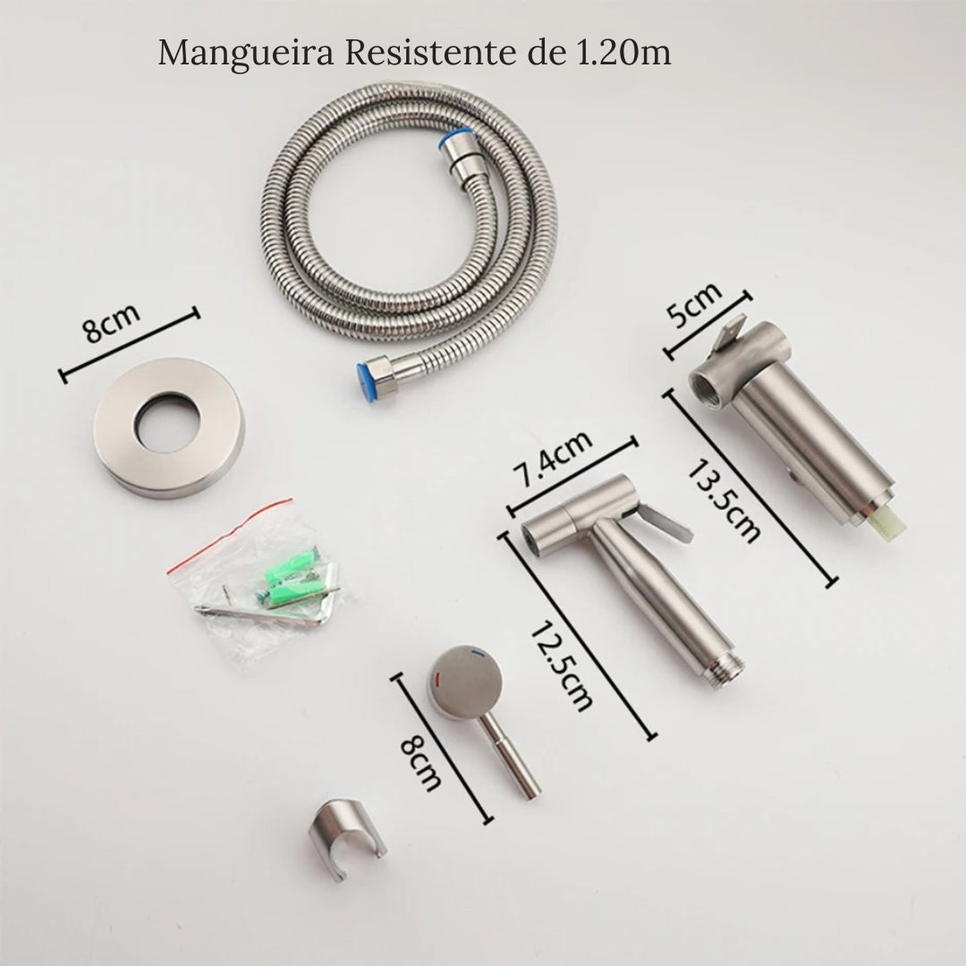 Ducha Higiênica para Banheiro Conforto com Pressão Ajustável