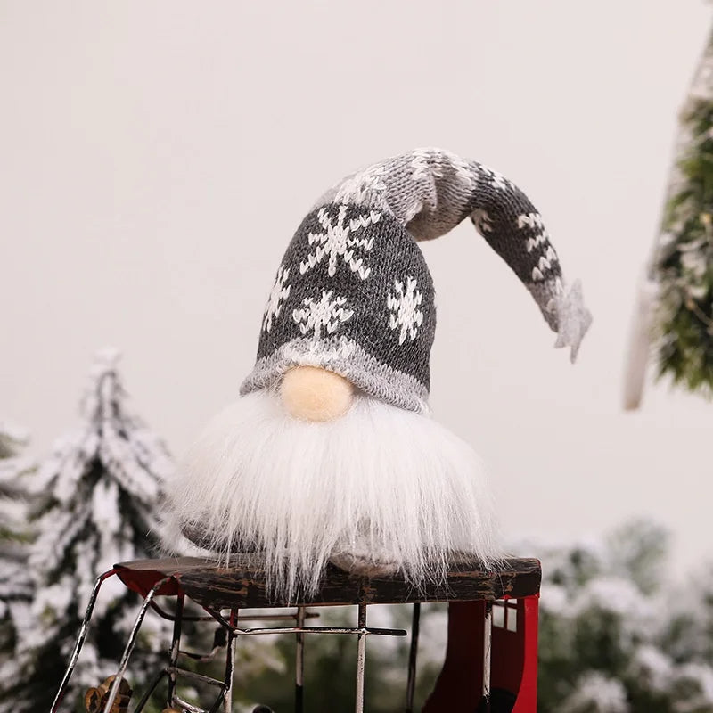 Enfeites Natalinos Gnomos com Pernas Longas para Decoração de Natal