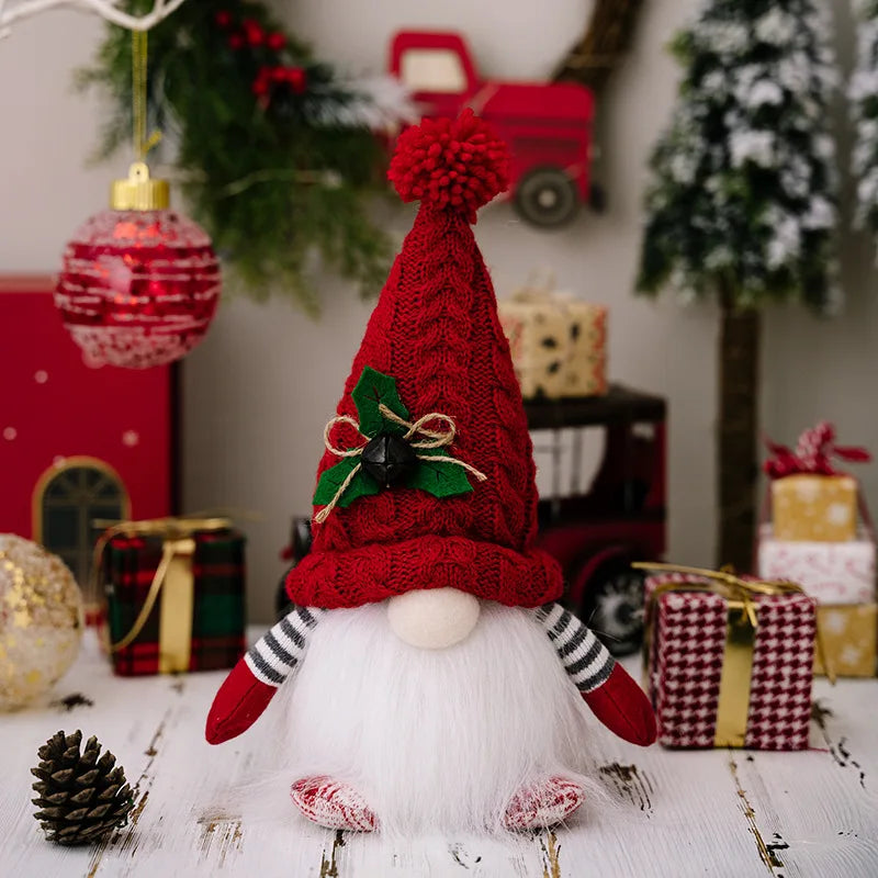 Enfeites Natalinos Luminosos com Elfos - Decoração de Natal