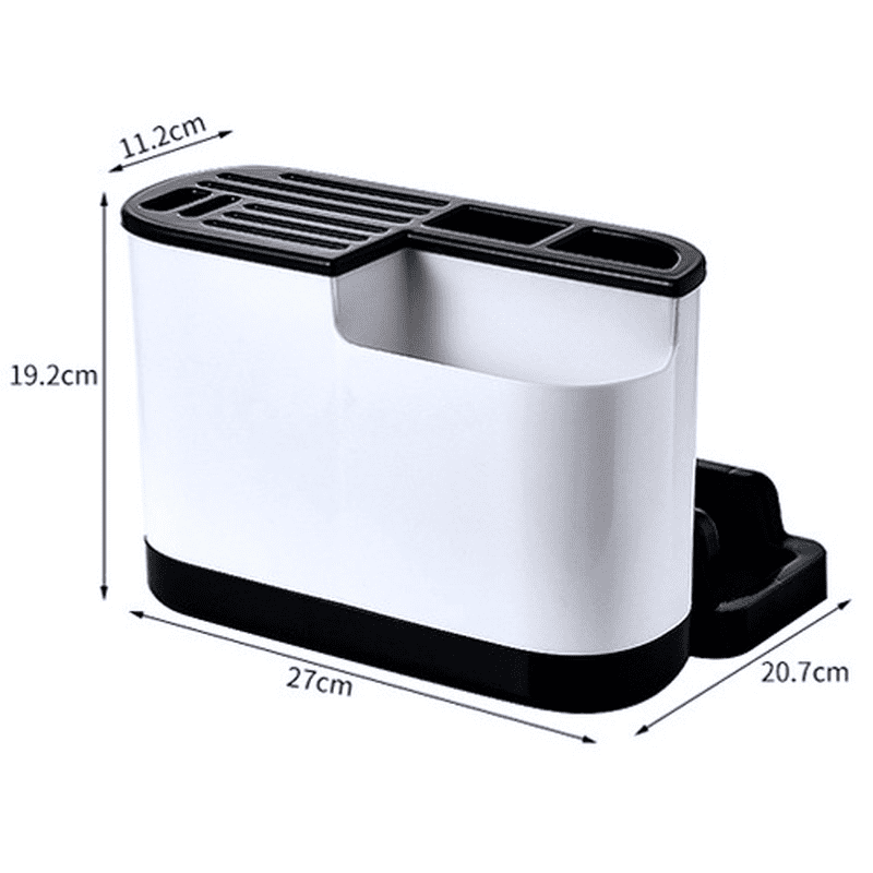 Escorredor de Louça com Porta Talheres e Facas - Ideal para Cozinha