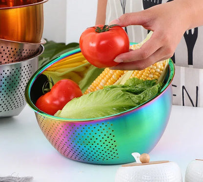 Escorredor de Louça em Aço Inoxidável - Utensílio de Cozinha Durável e Resistente