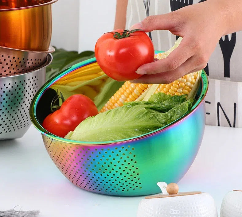 Escorredor de Louça em Aço Inoxidável - Utensílio de Cozinha Durável e Resistente