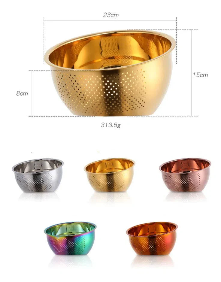 Escorredor de Louça em Aço Inoxidável - Utensílio de Cozinha Durável e Resistente