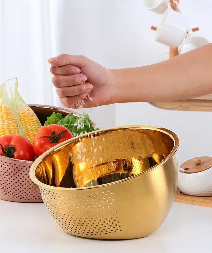 Escorredor de Louça em Aço Inoxidável - Utensílio de Cozinha Durável e Resistente