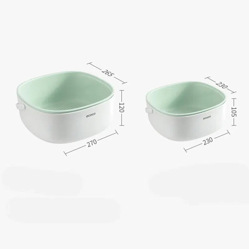 Escorredor de Macarrão e Alimentos – Cesta de Cozinha com Design Prático