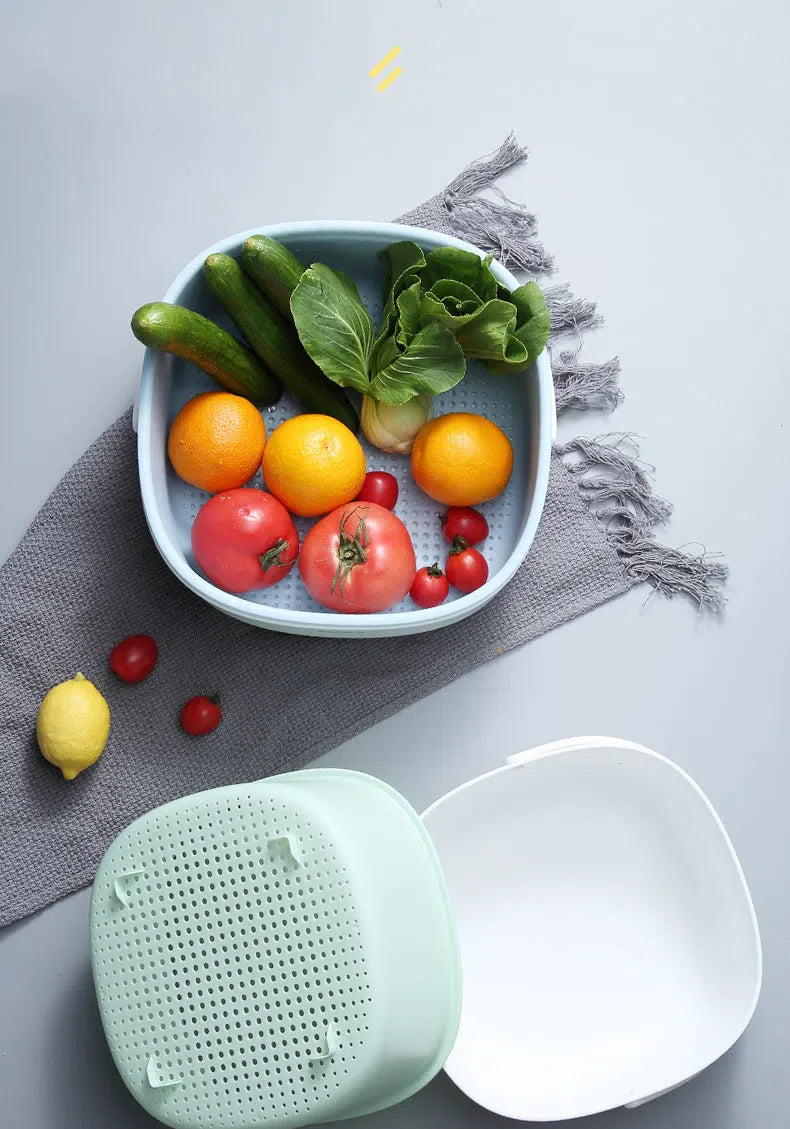 Escorredor de Macarrão e Alimentos – Cesta de Cozinha com Design Prático
