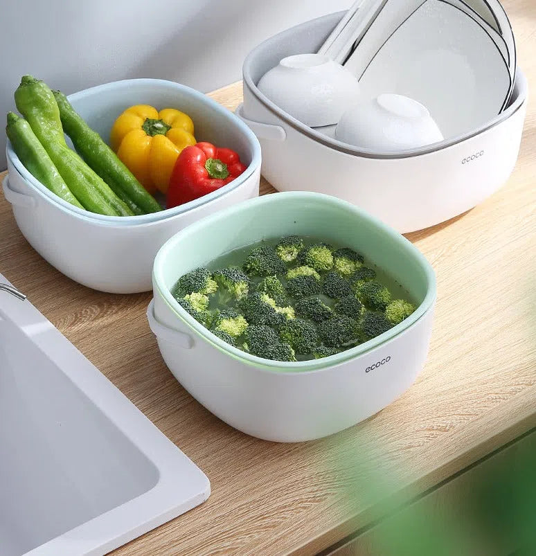 Escorredor de Macarrão e Alimentos – Cesta de Cozinha com Design Prático